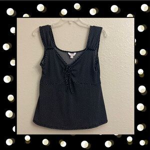 💙CANDIES CUTE BLACK AND WHITE TANK!! BRAND NEW!